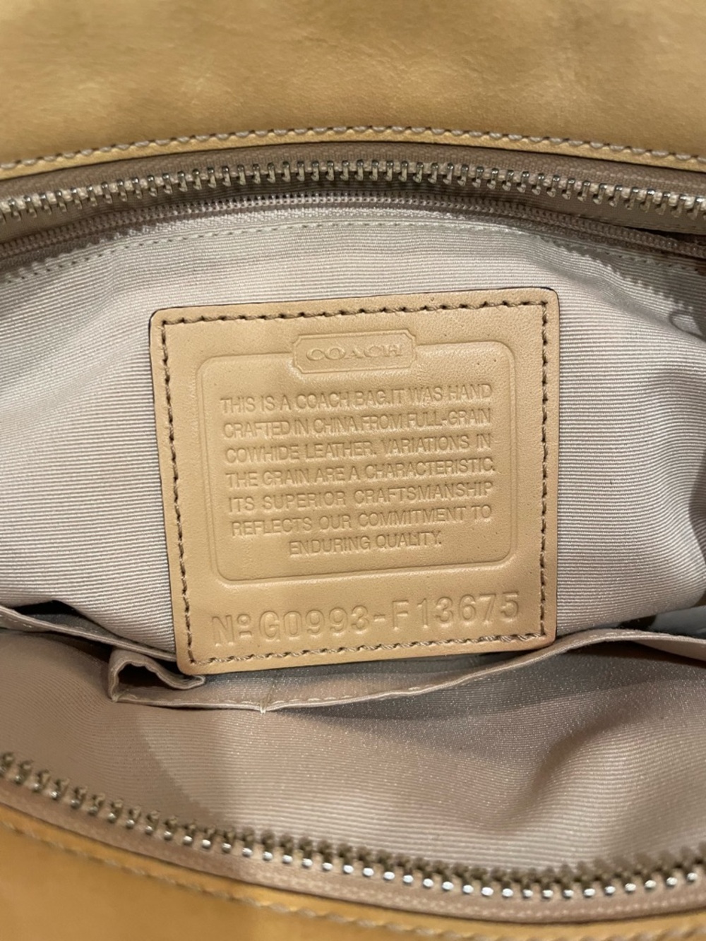 Coach Y2K Hampton Madeline Carryall (F13675). - Picture 12 of 16